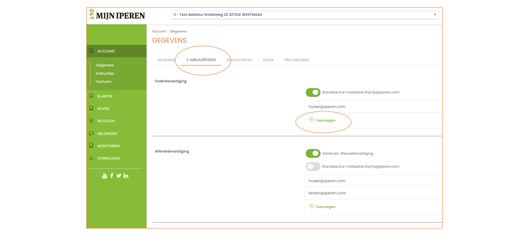 Afbeelding Mijn Iperen TIP – Digitale afleverbevestiging instellen